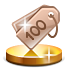  100   