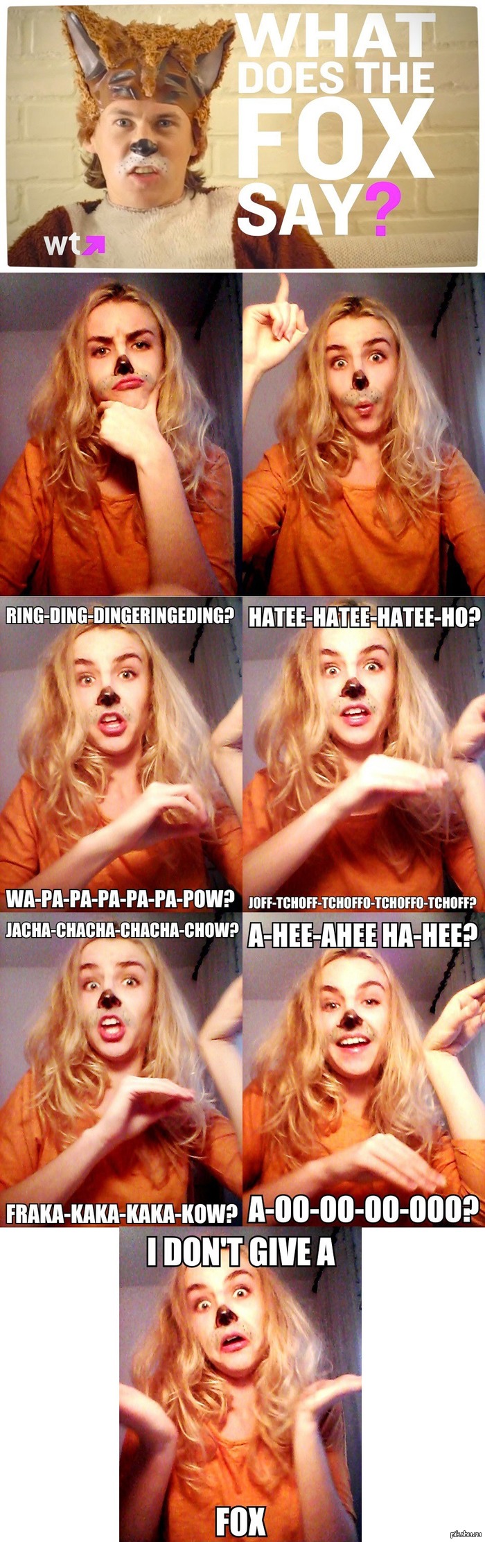 What does the fox say?! 